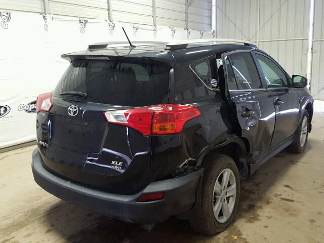 2T3RFREV2DW065139 - 2013 TOYOTA RAV4 XLE BLACK photo 4