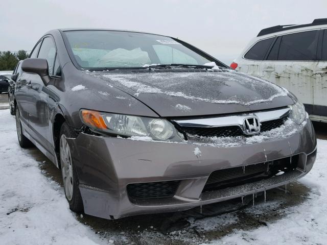 2HGFA1F53AH563302 - 2010 HONDA CIVIC LX GRAY photo 9