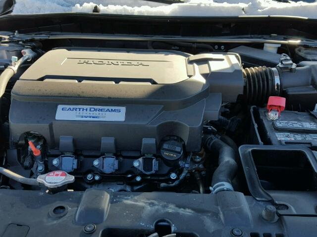 1HGCR3F01GA001935 - 2016 HONDA ACCORD EXL GRAY photo 7