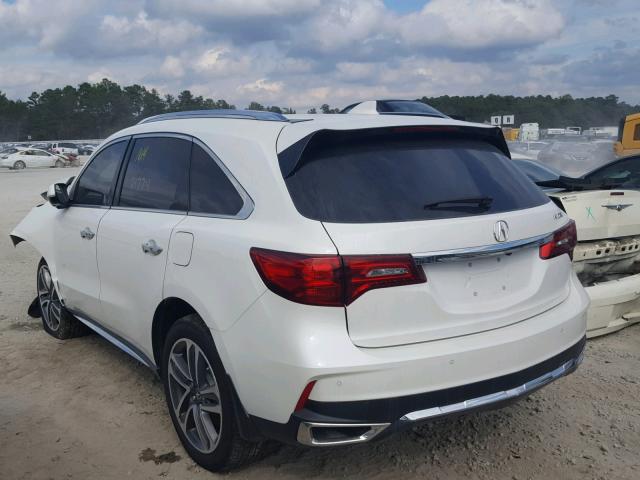 5FRYD3H89HB008192 - 2017 ACURA MDX ADVANC თეთრი ფოტო 3