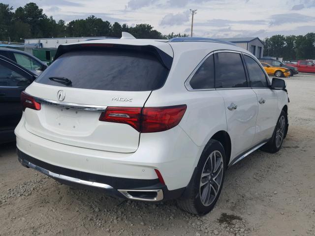 5FRYD3H89HB008192 - 2017 ACURA MDX ADVANC თეთრი ფოტო 4