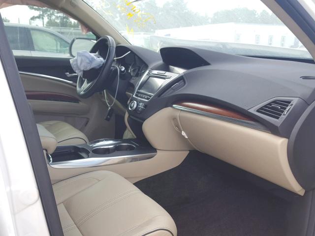 5FRYD3H89HB008192 - 2017 ACURA MDX ADVANC თეთრი ფოტო 5