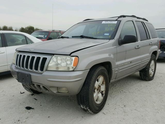 1J4GX58N11C725673 - 2001 JEEP GRAND CHER GRAY photo 2