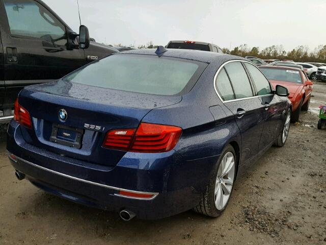 WBA5B1C50GG132767 - 2016 BMW 535 I BLUE photo 4