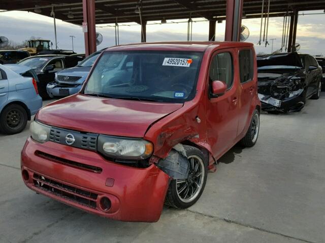 JN8AZ2KR6AT158087 - 2010 NISSAN CUBE BASE RED photo 2