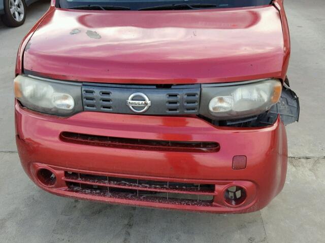 JN8AZ2KR6AT158087 - 2010 NISSAN CUBE BASE RED photo 7