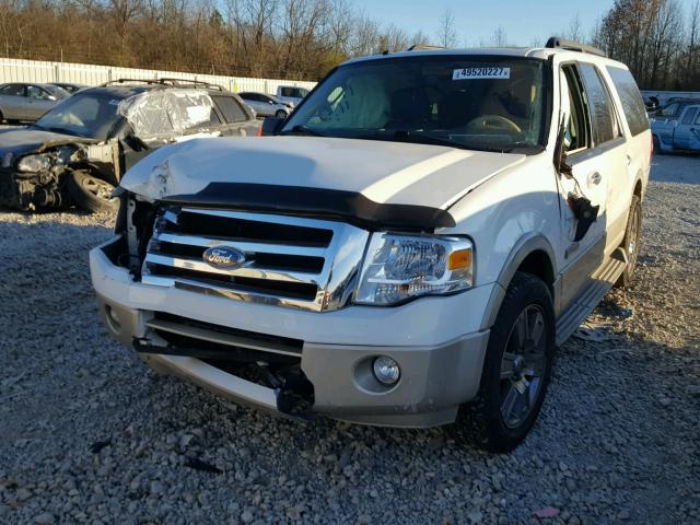 1FMFK17517LA31306 - 2007 FORD EXPEDITION WHITE photo 2