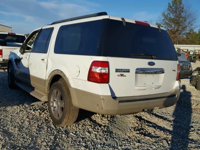 1FMFK17517LA31306 - 2007 FORD EXPEDITION WHITE photo 3