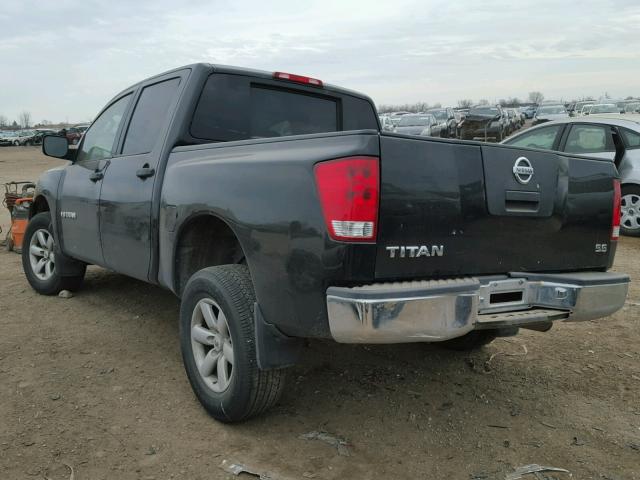 1N6AA07C28N333314 - 2008 NISSAN TITAN XE BLACK photo 3