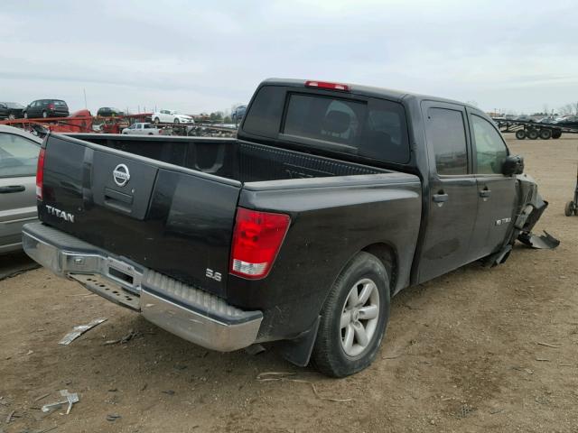 1N6AA07C28N333314 - 2008 NISSAN TITAN XE BLACK photo 4