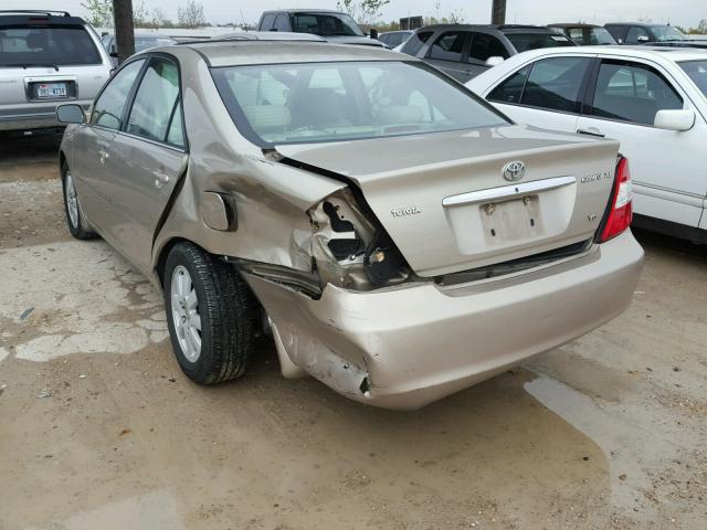 4T1BF30K54U072462 - 2004 TOYOTA CAMRY LE 金色 照片 3