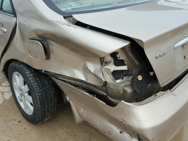 4T1BF30K54U072462 - 2004 TOYOTA CAMRY LE 金色 照片 9