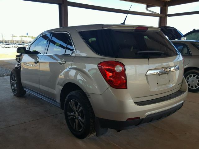 1GNALBEK5DZ116384 - 2013 CHEVROLET EQUINOX LS CREAM photo 3