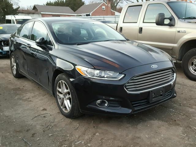 3FA6P0HR1DR381314 - 2013 FORD FUSION SE BLACK photo 1