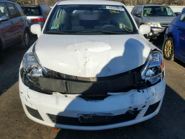 3N1BC1CP9BL496259 - 2011 NISSAN VERSA S WHITE photo 9