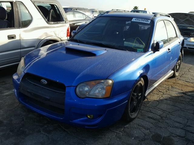 JF1GG29684G815028 - 2004 SUBARU IMPREZA WR BLUE photo 2