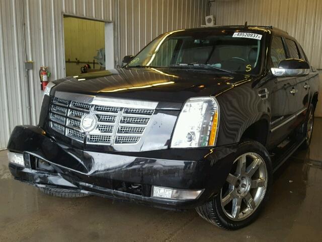 3GYFK62828G205248 - 2008 CADILLAC ESCALADE E BLACK photo 2