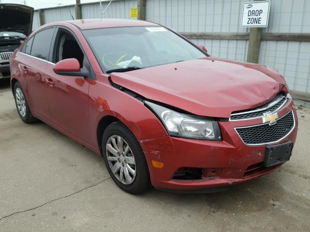 1G1PF5S94B7180687 - 2011 CHEVROLET CRUZE LT RED photo 1