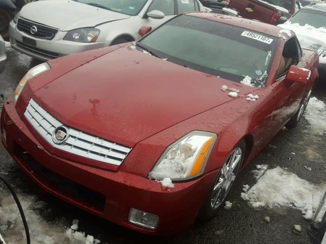 1G6YV36A485600561 - 2008 CADILLAC XLR BURGUNDY photo 2