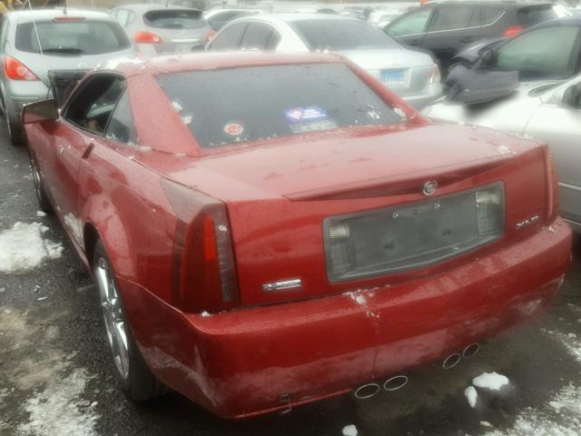 1G6YV36A485600561 - 2008 CADILLAC XLR BURGUNDY photo 3