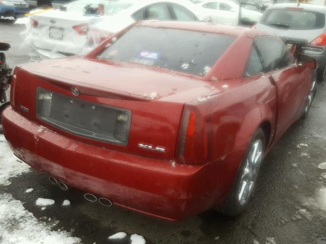 1G6YV36A485600561 - 2008 CADILLAC XLR BURGUNDY photo 4