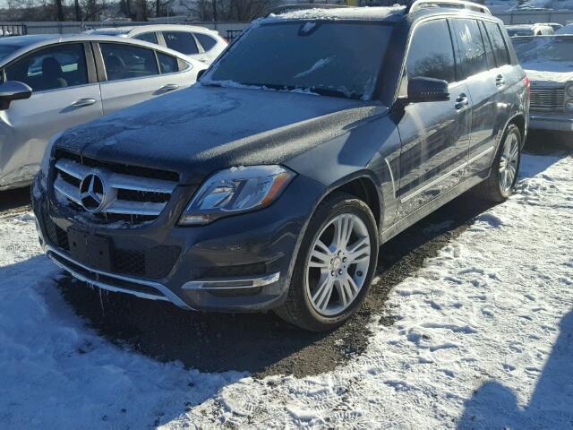 WDCGG5HB3FG403073 - 2015 MERCEDES-BENZ GLK 350 GRAY photo 2