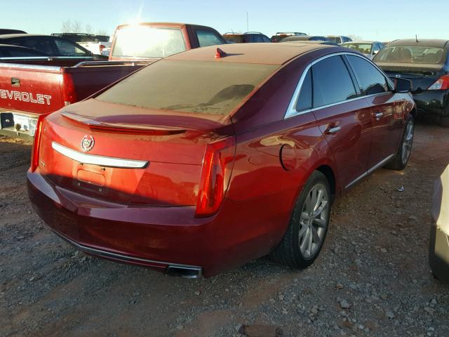 2G61P5S33D9127036 - 2013 CADILLAC XTS LUXURY RED photo 4