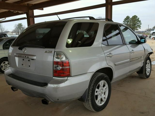 2HNYD18914H530134 - 2004 ACURA MDX TOURIN SILVER photo 4