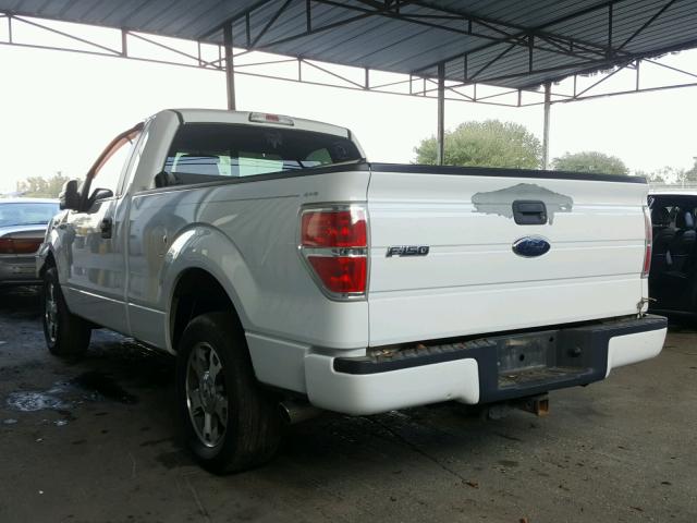 1FTMF1CW4AKB85083 - 2010 FORD F150 WHITE photo 3