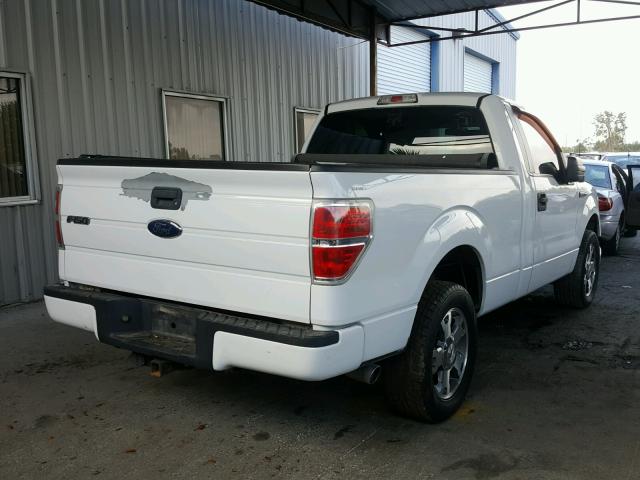 1FTMF1CW4AKB85083 - 2010 FORD F150 WHITE photo 4