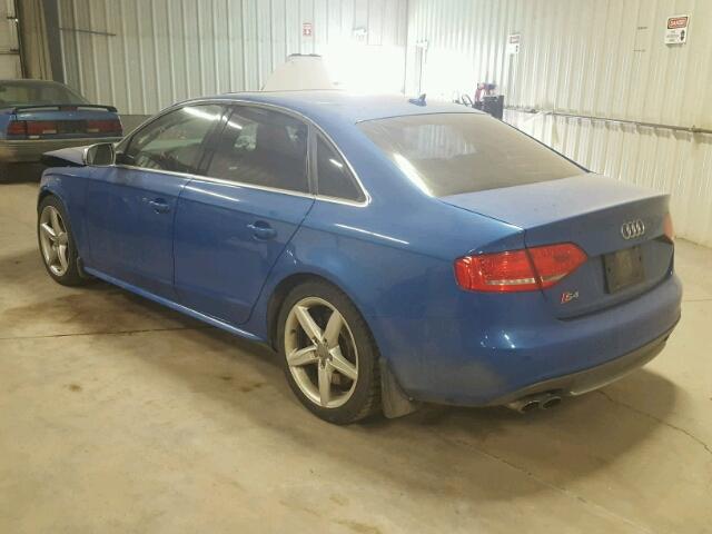 WAUFGCFL2AA115197 - 2010 AUDI S4 PREMIUM BLUE photo 3