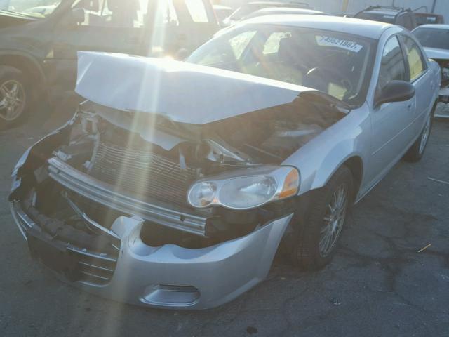 1C3EL46X65N699559 - 2005 CHRYSLER SEBRING SILVER photo 2