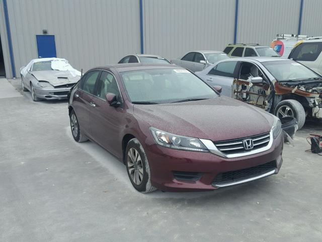 1HGCR2F32EA060557 - 2014 HONDA ACCORD LX MAROON photo 1