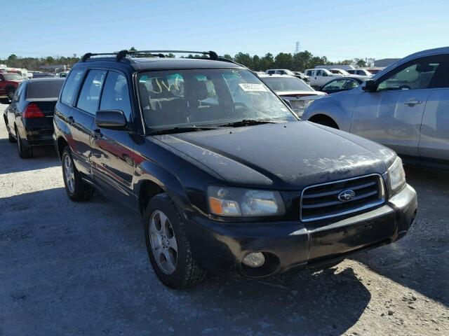 JF1SG656X4H746554 - 2004 SUBARU FORESTER 2 BLACK photo 1