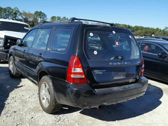 JF1SG656X4H746554 - 2004 SUBARU FORESTER 2 BLACK photo 3