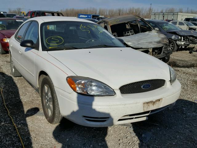 1FAFP53U86A180984 - 2006 FORD TAURUS SE WHITE photo 1