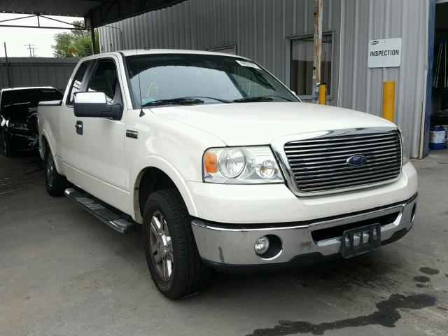 1FTPX12VX8FA15638 - 2008 FORD F150 WHITE photo 1