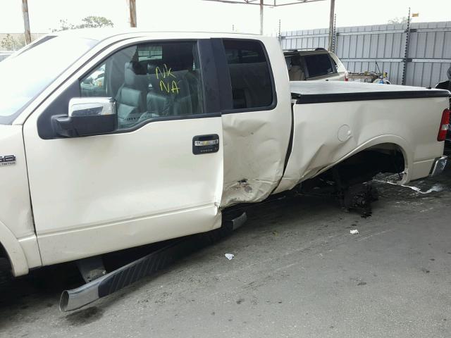 1FTPX12VX8FA15638 - 2008 FORD F150 WHITE photo 9