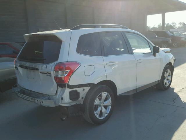 JF2SJAHC6FH475058 - 2015 SUBARU FORESTER 2 WHITE photo 4