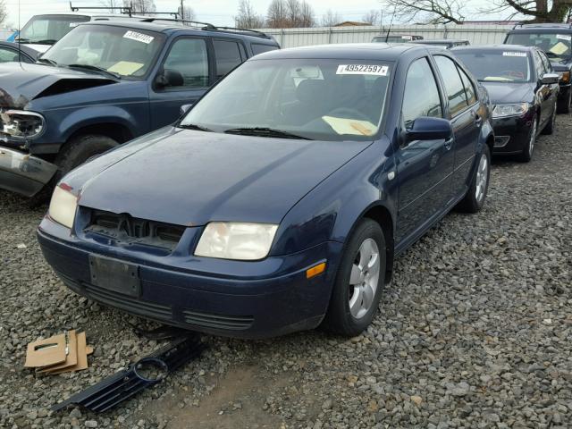 3VWSK69M63M002281 - 2003 VOLKSWAGEN JETTA GLS BLUE photo 2