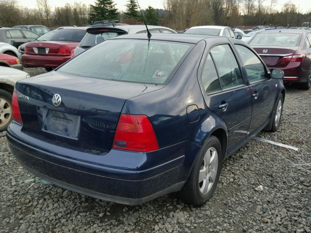 3VWSK69M63M002281 - 2003 VOLKSWAGEN JETTA GLS BLUE photo 4