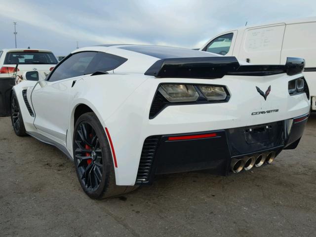 1G1YU2D6XF5606962 - 2015 CHEVROLET CORVETTE S WHITE photo 3