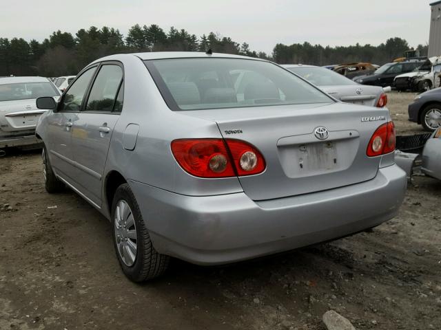 JTDBR32E452064997 - 2005 TOYOTA COROLLA CE SILVER photo 3