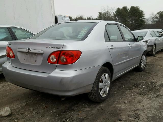 JTDBR32E452064997 - 2005 TOYOTA COROLLA CE SILVER photo 4