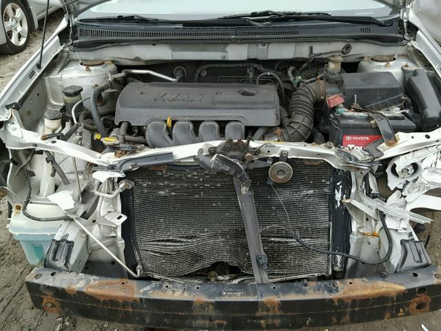 JTDBR32E452064997 - 2005 TOYOTA COROLLA CE SILVER photo 7