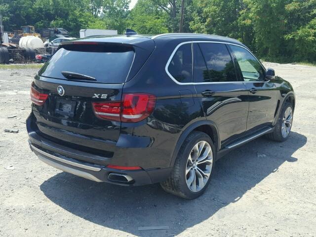 5UXKR6C54F0J76369 - 2015 BMW X5 XDRIVE5 BLACK photo 4