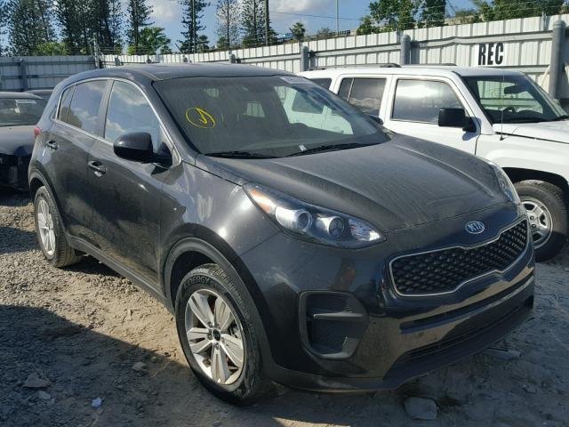 KNDPM3AC7H7148646 - 2017 KIA SPORTAGE L BLACK photo 1