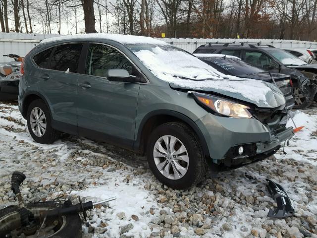 2HKRM4H50CH613147 - 2012 HONDA CR-V EX GREEN photo 1