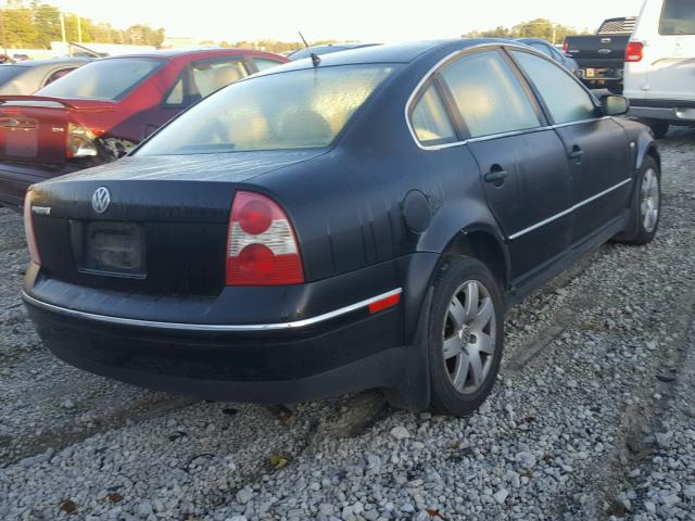 WVWPD63B74E121507 - 2004 VOLKSWAGEN PASSAT GLS BLACK photo 4