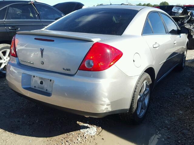 1G2ZG58NX74268111 - 2007 PONTIAC G6 BASE SILVER photo 4